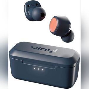 Skullcandy Vinyl True Wireless Bluetooth Blue/Peach Earbuds